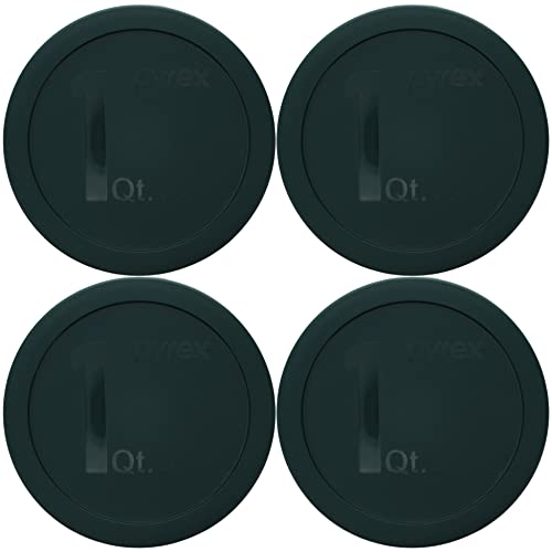 Pyrex 322-PC 1qt Thyme Green Mixing Bowl Replacement Food Storage Lids - 4 Pack