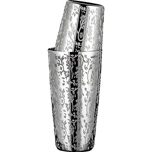 Shaker de cóctelas Boston Shaker Sanfly grabado para martini 2