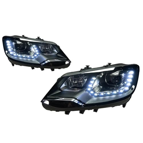 Image of IMAWUHM Headlight Head Lamp Car Styling Headlights Head Lamp LED Headlight MPV DRL Hid Angel Eye Bi Xenon Beam For VW For Sharan 2012-2020
