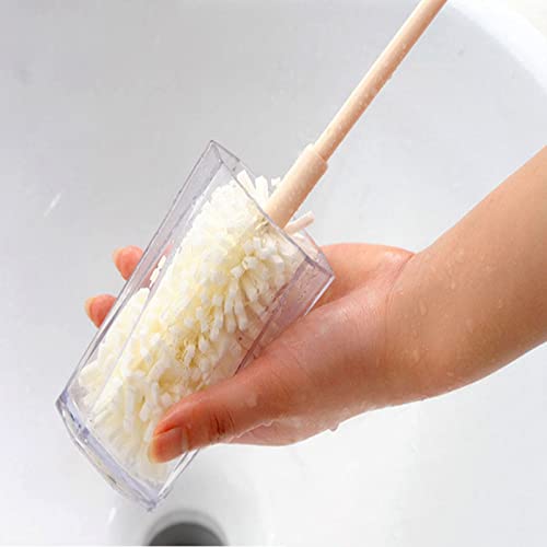 Cepillos de limpieza de botellas con esponja suave para tazas sin rayar 7