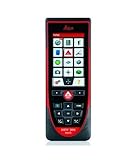 Leica Disto D810 Touchscreen Laser Distance Meter with 4.0 Bluetooth, 650-Feet Range and 1mm Accuracy, with Red Glasses for enhanced Red laser beam visibility
