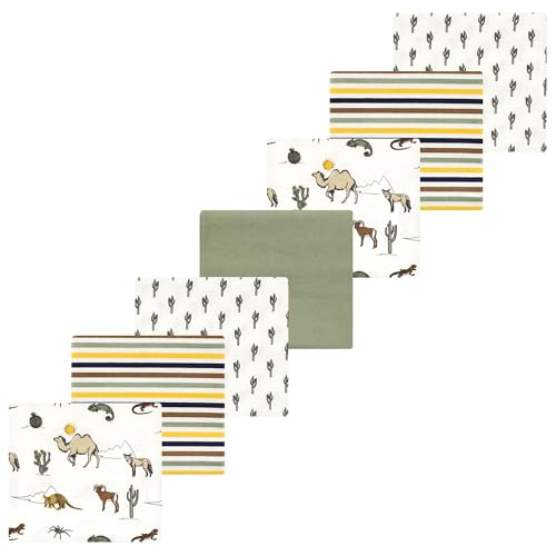 Image of Luvable Friends Little Treasure Flannel Receiving Blankets 7pk