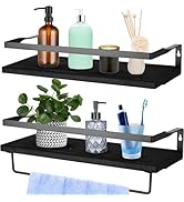 Amazon｜Athvcht ウォールシェルフ 2個セット 壁掛け棚 壁 棚 おしゃれ