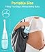 Peri Bottle for Postpartum Care, Portable Bidet 15 Oz Upside Down Travel Bidet for After Birth Care, Vaginal Cleaning, Recovery, Hospital Labor and Delivery Essentials - Green