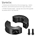 QUARKZMAN 4 Stück Stellringe 16mm Bohrung 37mm AD 11mm Breite Kohlenstoffstahl Tiefenanschlagringe Doppelt Geteilter Wellenringe für Zahnradbaugruppe Auto Eisenbahn CNC Maschine Schwarz