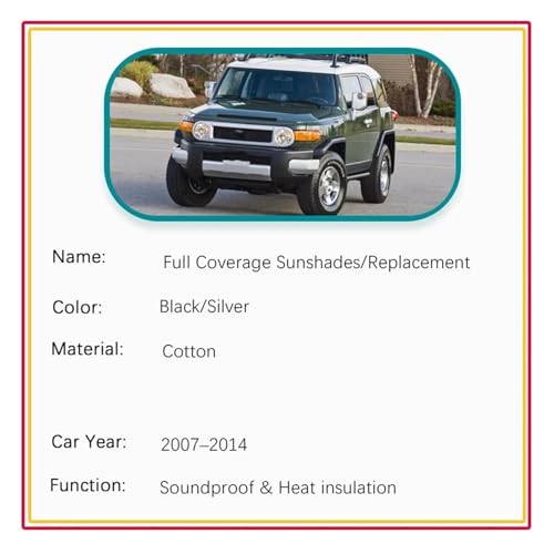 Coussinet d'isolation thermique pour capot Toyota FJ Cruiser XJ10 isolant moteur