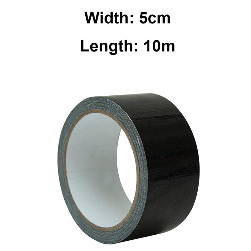 Vokenforu 10M*5CM Black Cloth Bookbinding Repair Tape Carpet Edging Tape Waterproof Book Binding Tape for Repair/Reinforce/Protect/Cover - Image 2