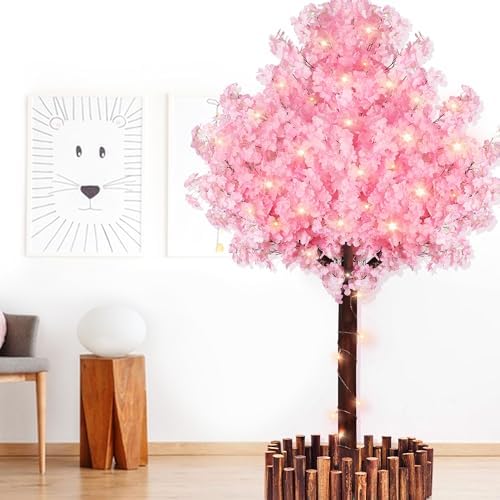 TTDMK Artificial Cherry Blossom Tree with LED Light