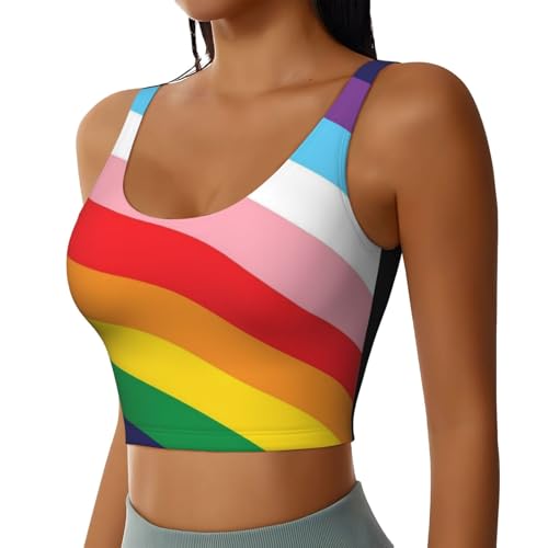 Womens Sexy Sports Bra U-Shaped Back Sweat Vest Tops Shirts for Sports2