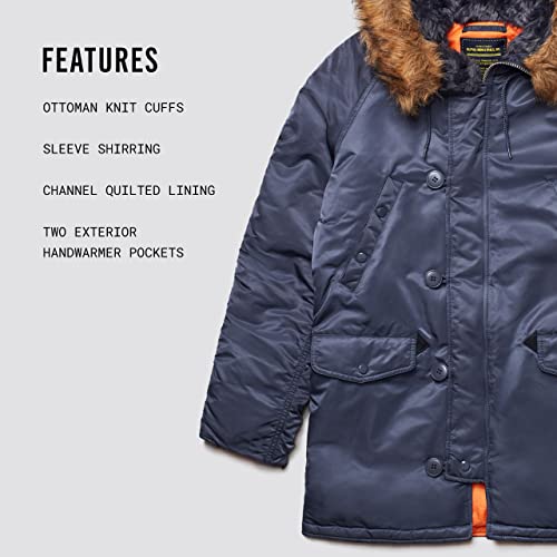 Alpha Industries N-3B Slim Fit Parka - Cold Weather Military Issue Parka4