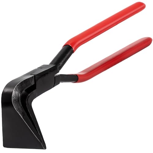 90° vouwtang rechte hoek vouwtang plaatwerk tang，Gemaakt van zwart gepolijst koolstofstaal，bekbreedte 60 mm