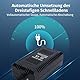 VBESTLIFE 36V intelligentes Automatisches Batterieladegerät,Bleibatterie Ladegerät Digitalanzeige für elektrisches Fahrrad/Automobil.(EU)