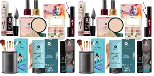 Image of Noy Makeup Kit For Oily Skin Women: Affordable Makeup Set, Budget-friendly Beauty Kit For A Flawless Look, Pack Of 26