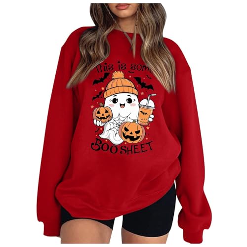 Sweatshirt femme ample rouge résolvant le dilemme entre confort et style