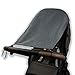 Bambino Benni Parasole universale Plus in grigio, per tutti i passeggini e carrozzine, protezione solare e di sicurezza, UPF50+