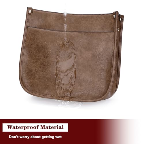 Image of HKCLUF Crossbody Bag Purse for Women 2PCS /Set Leather Hobo Handbag Wallet Set With 2Adjustable Guitar Strap Shoulder Bag | Purse