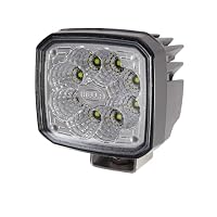 HELLA LED Arbeitsscheinwerfer 12V - 24V Ultra Beam Gen II: 4400 echte Lumen weitreichende Starke Lichtleistung: schwenkbarer Offroad LED Scheinwerfer für Traktor LKW SUV UTV - 1GA 995 606-011 – Ansicht 1