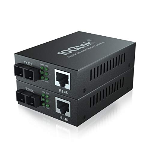 10Gtek Gigabit MultiMode Fiber to Ethernet Media Converter