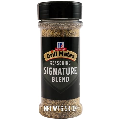 McCormick Grill Mates Seasoning, Signature Blend, Bold & Savory Flavor for Meat, Seafood & Vegetables, Grilling, Air Frying, Roasting, Cookouts, Weeknight Meals, Grilling Spices, 6.53 oz