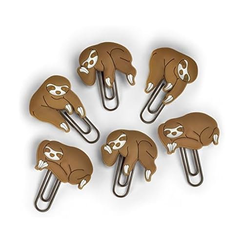 Fred Sloths on a Vine Picture Hangers, Set of 6