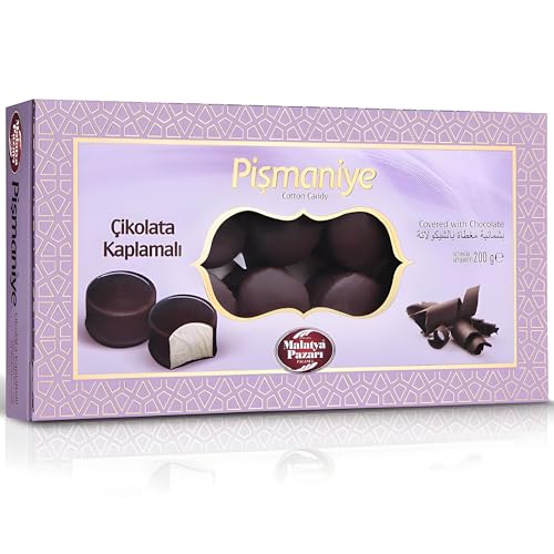 Palanci | Pismaniye Türkische Zuckerwatte 240 gr. | Premium Türkische Süßigkeiten seit 1870 | Candy Cotton | Halal Süßigkeiten aus aller Welt | Vegane Süßigkeiten (Schokolade)