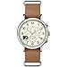 Timex Tribute Cinturino in pelle al quarzo da uomo NHL Weekender Chrono 40 mm, Philadelphia Volantini, moderno immagine