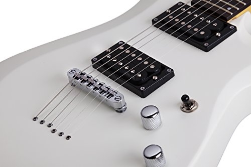 Schecter 432 C-6 Deluxe Guitare électrique à corps solide Blanc satiné - Les Beatles, Paul McCartney, John Lennon, RIngo Starr, George Harrison Schecter 432 C-6 Deluxe Guitare électrique à corps solide Blanc satiné – Image 7