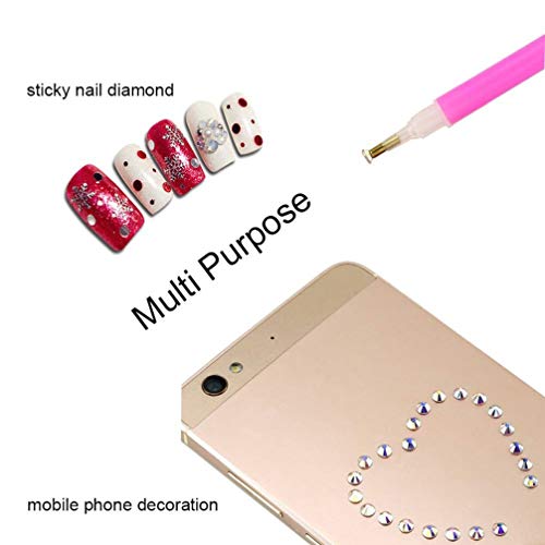 EXCEART 66pcs Diamond Painting Accessories Kits DIY 5D Diamond Embroidery Tool Full Rhinestones Boxe