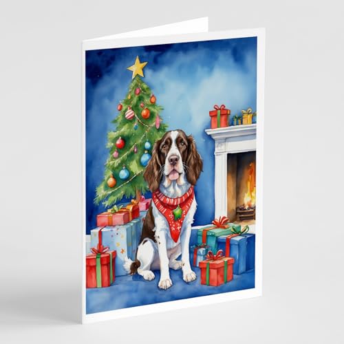 Caroline's Treasures English Springer Spaniel Dogs 5x7 Note Cards Set of 8