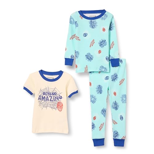 Image of Amazon Essentials Disney | Marvel | Star Wars Boys and Toddlers' Snug-Fit Cotton Pajama Sleepwear Sets