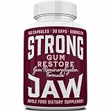 Strong Jaw Gum Restore Supplement — Supports Receding Gums, Gum Swelling, Oral Health & Gum Resilien