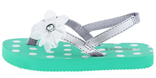 Capelli New York Polka Dot Print Girls Flip Flops2