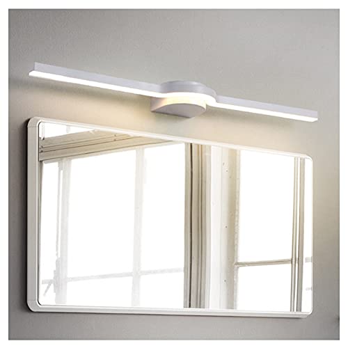 Lampe de miroir LED blanche et étanche pour salle de bain moderne en 3 tailles