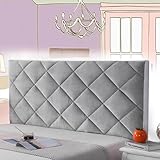★【Copri Testiera Letto Versatile】Questa fodera per testiere è adatta per letti in ferro, legno, imbottiti e in pelle. adatto per letto singolo, matrimoniale piccolo, matrimoniale, king, super king size. perfetto per bambini, ragazzi e adulti. pls misura le dimensioni della testiera prima dell'acquisto (non le dimensioni del letto).