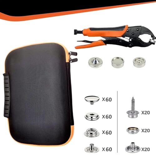Kit d'outils pour bouton pression durable pour réparer facilement vos bâches et vêtements