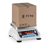 ab Werk kalibriert und eichfähig zertifiziertes Wiegen mit hoher Präzision: 2 g (6 kg) - 5 g (15 kg)