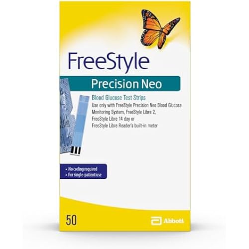 Freestyle Precision Neo Blood Glucose Test Strips, 50 Strips