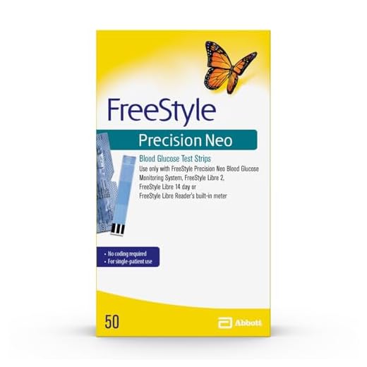 Freestyle Precision Neo Blood Glucose Test Strips, 50 Strips