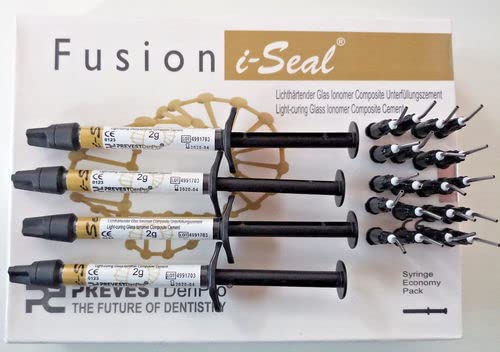Prevest DenPro Fusion I-Seal Light Curing Glass lonomer Composite Cement | Dental Ionomer Cement for lining, extended fissure sealing and smaller lesions (B0B971H11H) Amazon Price History, Amazon Price Tracker