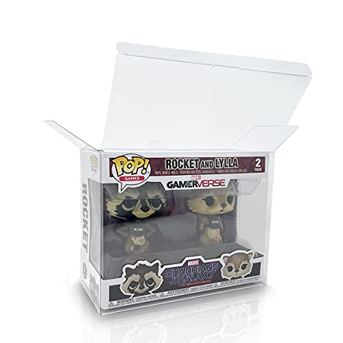 Ecotek Protectors 2P1005 Compatible With Funko - 2 Pack Pop! & Vynl Figures (8 Pack Of Ecotek 2 Pack Pop Protectors) Strong thumb #3