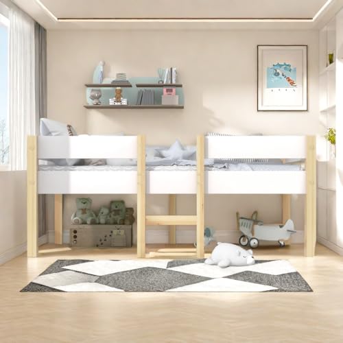 Letto a soppalco letto a castello per bambini letto matrimoniale con contenitore 90 x 200 cm, letto singolo, letto per...