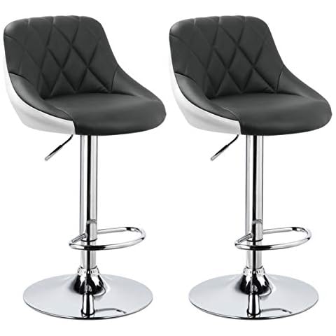 WOLTU BH30grw-2 Design 2 farbig Barhocker Cover