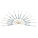 Cylewet 15Pcs Reed Switch with Gilded Lead Normally Open (N/O) Magnetic Induction Switch Electromagnetic for Arduino (Pack of 15) CYT1065