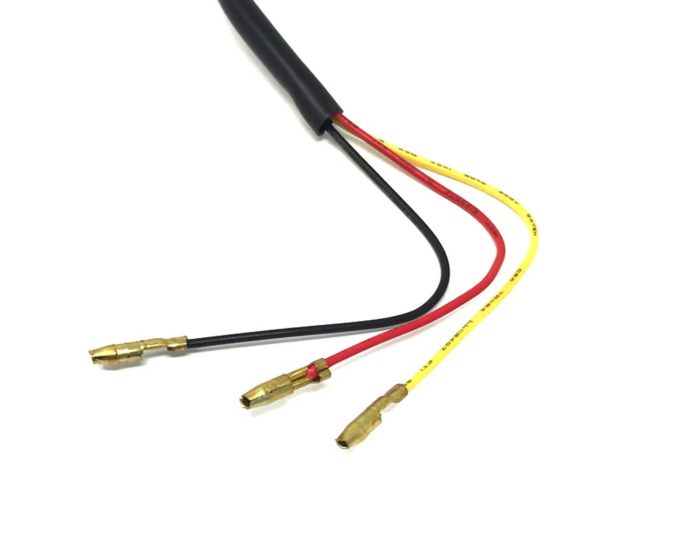 Moto LED Feu Arrière Stop - Homologuées - Chrome rouge Lentille pour Cafe Racer, Scrambler, Projet Personnalisable