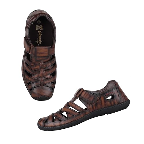 Image of Red Chief Genuine Leather Sandal for Men | RC3993