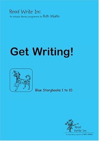 Amazon | Read Write Inc.: Blue: Get Writing! Book | Miskin, Ruth ...