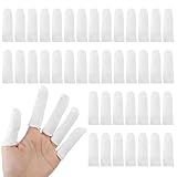100 Stück Fingerkuppenschutz Fingerlinge Baumwolle Fingerschutz Cotton Finger Cots White...