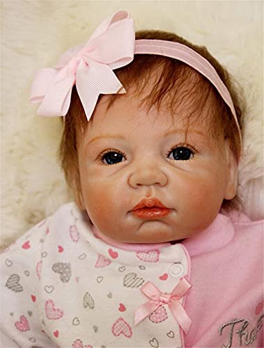 MAIHAO 22zoll 55cm Reborn Babys mädchen lebensechte babypuppen silikon Puppe wie echtes Toddler realistische Dolls Junge… – Bild 3