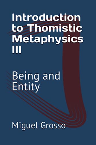 Introduction to Thomistic Metaphysics III: Being and Entity