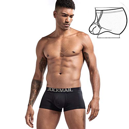 JOCKMAIL 3PCS/PACK Mens Boxer Briefs Men's Underwear Cotton Mens Boxers Ultra Soft Low Rise Underwear Mens Underwear2